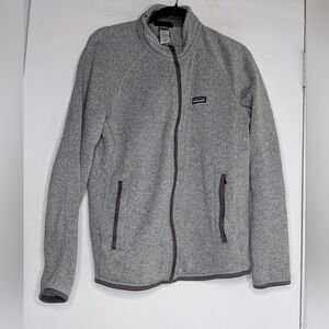 PATAGONIA Better Sweater Men's Full Zip Top in Gray Size Medium